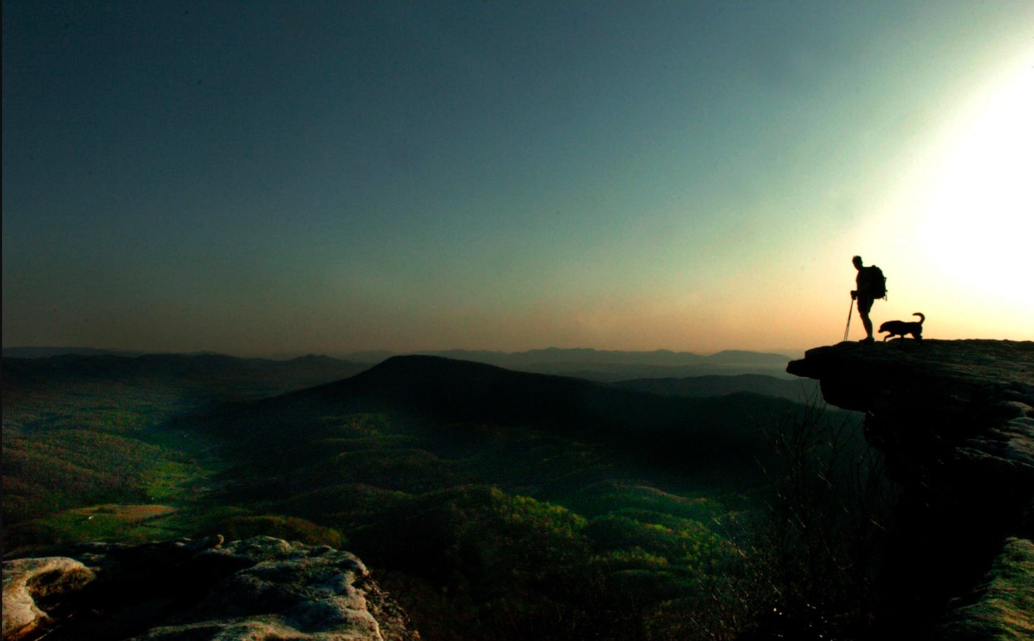 PCT training photo - McAfees Knob (2)